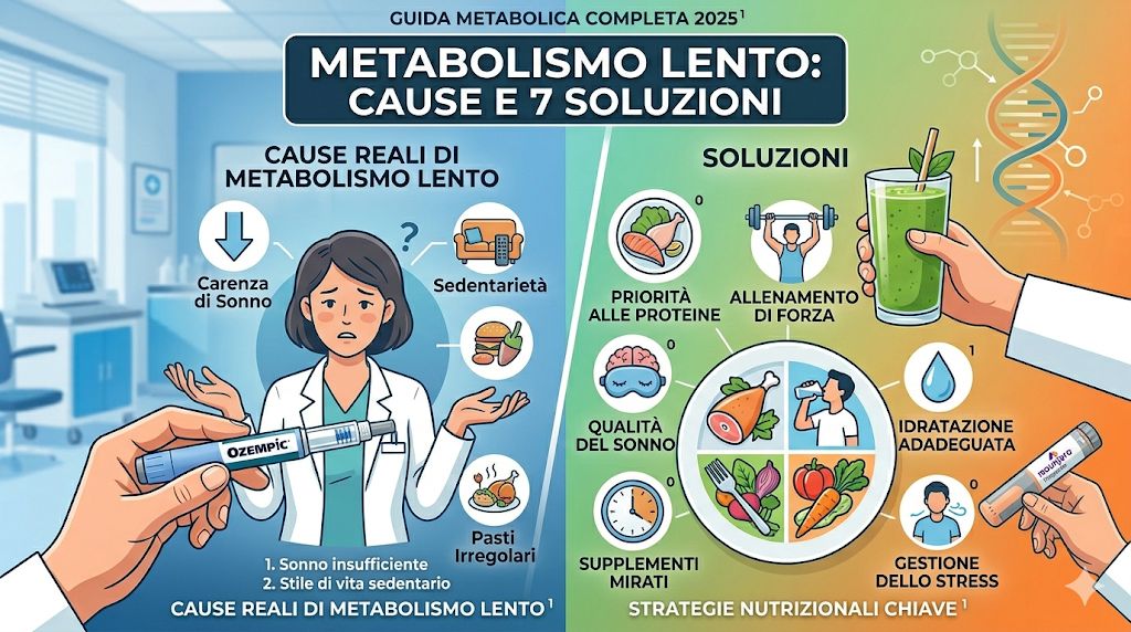 Metabolismo lento cause e soluzioni scientifiche